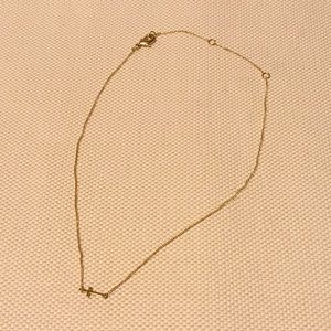 Dainty tiny cross choker. NWOT